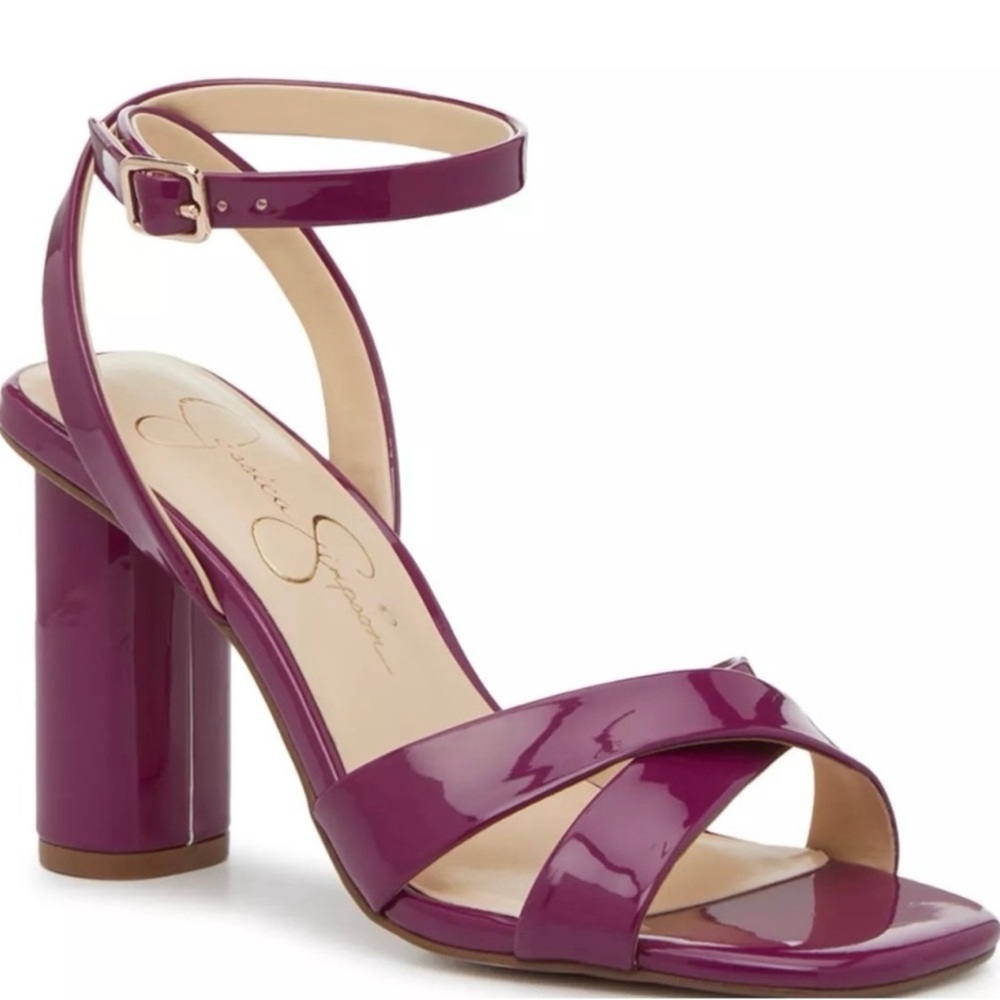 NWOT Jessica Simpson Selis Berry Block Heel